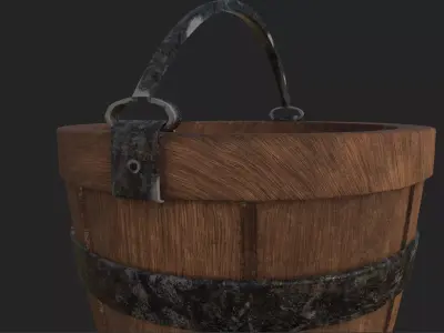 Realistic Medieval Viking Cube- Game Ready PBR Asset Low-poly 3D model