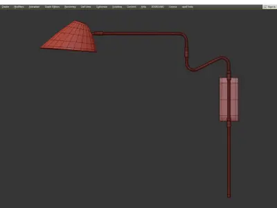 ATNA SCONCE Low-poly 3D model