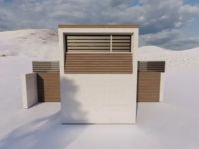 Casa Scene-villa-modern house 3D model