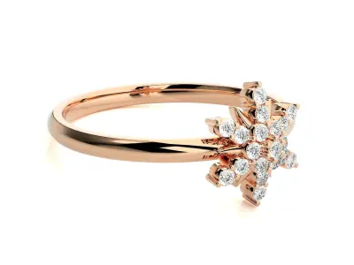 Women ring 3D print model 149