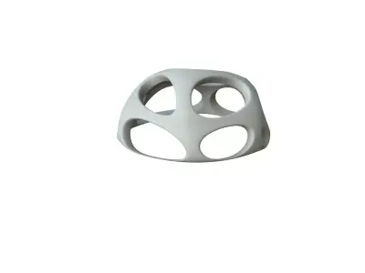 SciFi Cube Object No 46876 Low Poly Shape Low-poly 3D model