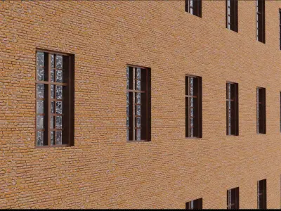 Building Shop  Office Asset Low-poly 3D model