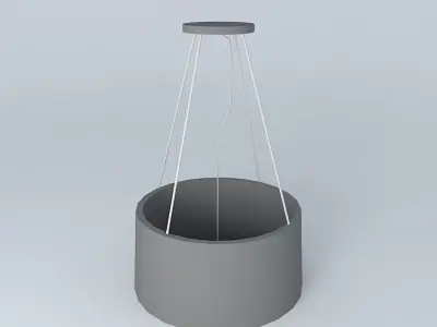 Round pendant lamp 206 - Accord Free 3D model