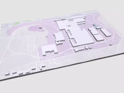 Zeljezara Toscelic Montenegro 3D model