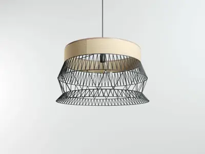 Ceiling Lamp - Industrial style 3D model