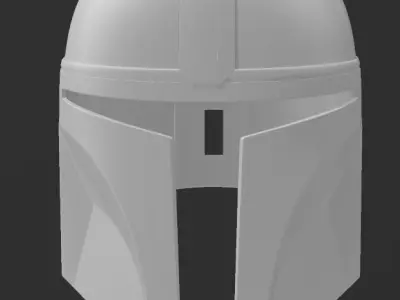 The Mandalorian Helmet 3D print model