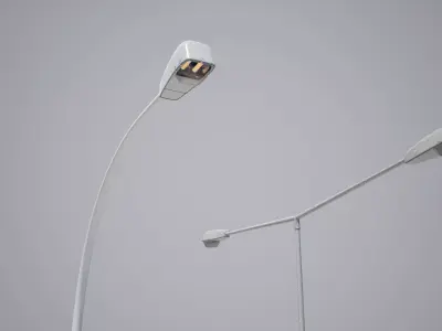 Streetlight Lanterns Low-poly 3D model