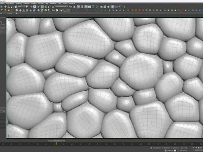 Compressed Oil Bubbles 3D model