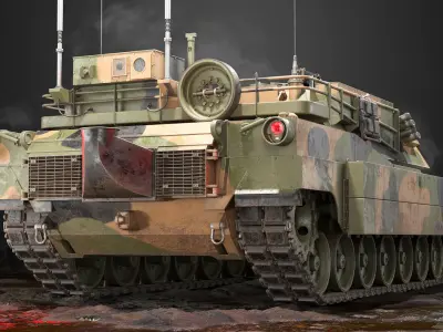  Abrams Main Battle Tank M1A1 PBR 