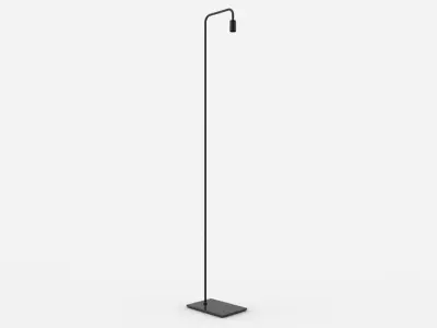Pipe Floor Lamp Free 3D model