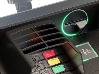 ATM machine 3D model