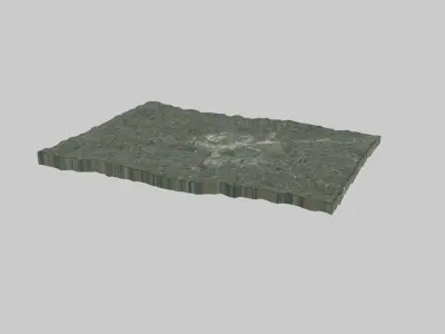 Lincoln City Low-poly 3D model