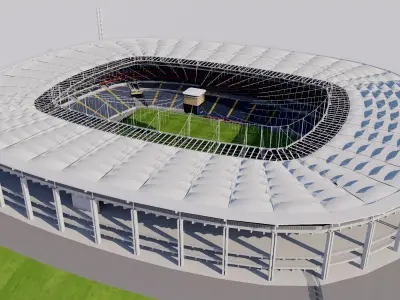 Deutsche Bank Park - Frankfurt - Germany 3D model 3D model