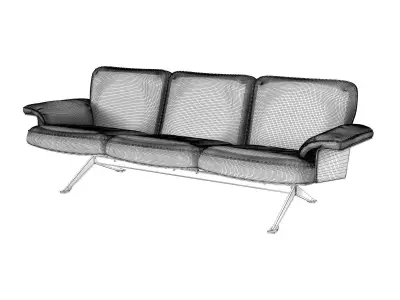 DS 31 103 3 Seater Sofa 3D model