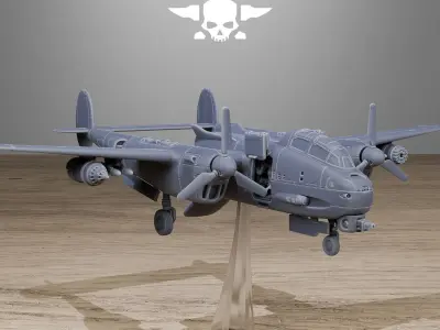 Grimguard Vulture Plane 3D print model