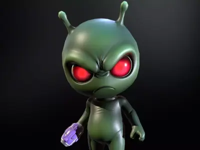 ChibiManiac7Pack1 Low-poly 3D model