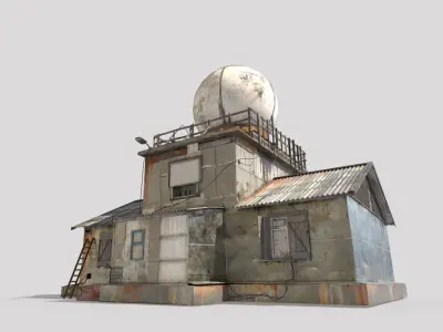 Abandoned Polar Station 3D model