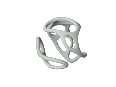 SciFi Cube Object No 19354 Low Poly Shape Texture