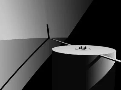 Megastructure  Continuous Body sector  Blame Tsutomu Nihei Low-poly 3D model