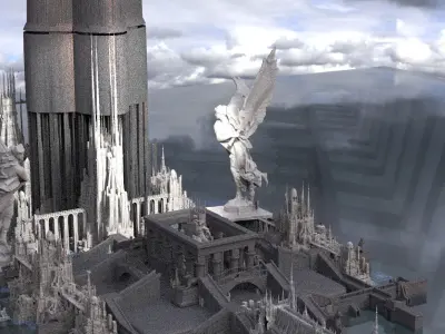 Holy trinity city 4 3D model