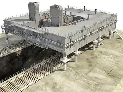 NASA Mobile Launch Platform 3D model