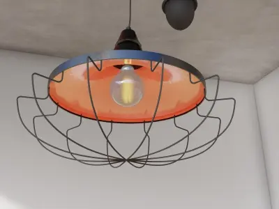 Pulley lamp for Lumion 10  3D model