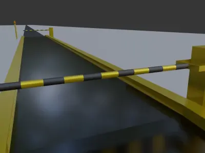 Truck Scale Low-poly 3D model