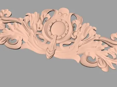 Artcam 3D relief STL models for CNC woodworking E137 3D model