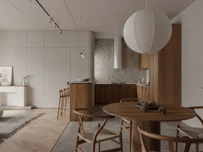 apartment interior scenes   3D model 6