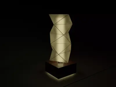 Origami light Free 3D model