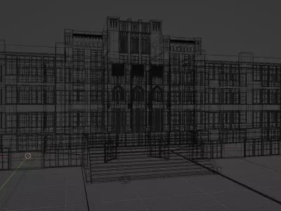 The university Free 3D model