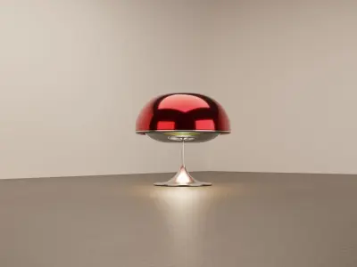 Retro Lamp 3D model