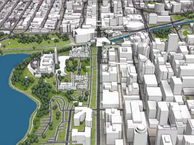 Ottawa Low-poly 3D model