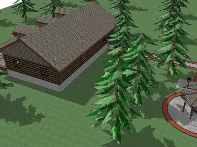 Creative Design-Holiday Cabin-088 3D model