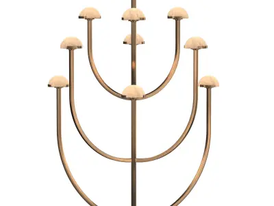 PEDRA ROUND CHANDELIER 40 3D model