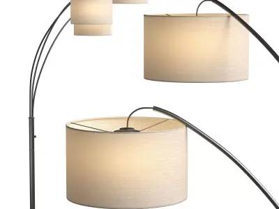Waukena Tree Floor Lamp 3D model