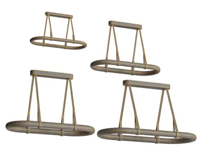 Odda Hanging Light by HOLLY HUNT 3D model