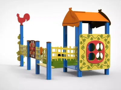 Playground for kids 3D model shop