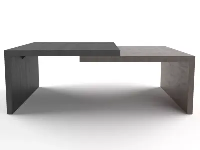 Universal Furniture - Welles Cocktail Table Low-poly 3D model