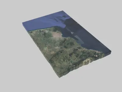 Tanger City Low-poly 3D model
