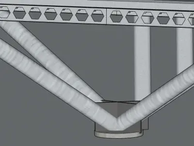 Contemporary Steel Project Design 3D print model