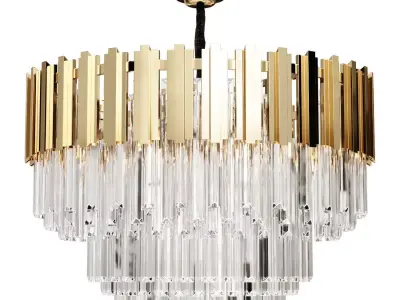 JYLIGHTING crystal pendant lights chandeliers 3D model