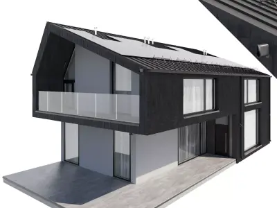 Modern house 21 3D model