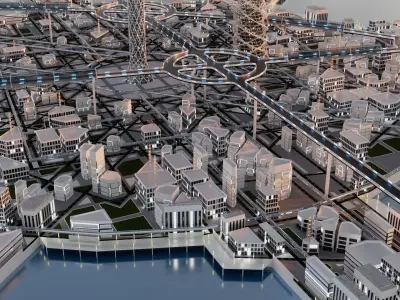 Future City 4001 3D model