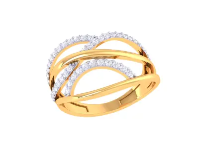  Women Ring MTL 3dm STL OBJ FBX Details 3D print model 112