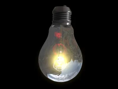 lamp incandescent 3D model