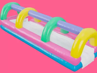 Inflatable Runner Bouncy Low-poly 3D model