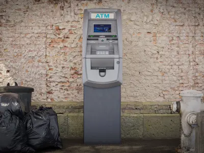 ATM Machine - Genmega G2500 Low-poly 3D model