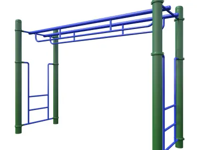 Monkey Bars-010 3D model