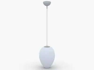 1489 - Hanging Lamp Low-poly 3D model